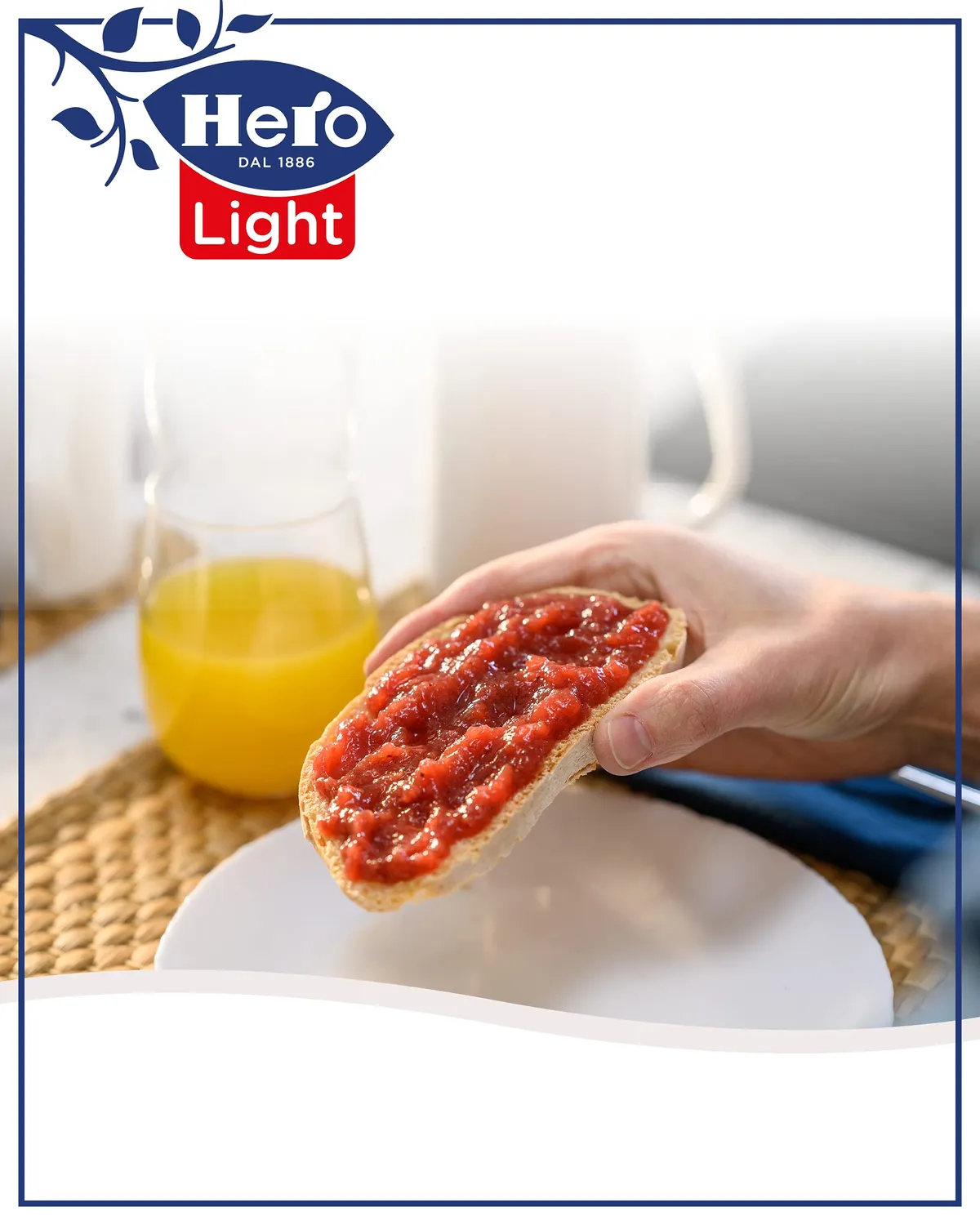 Hero Light confettura albicocche light 30x100g monoporzioni
