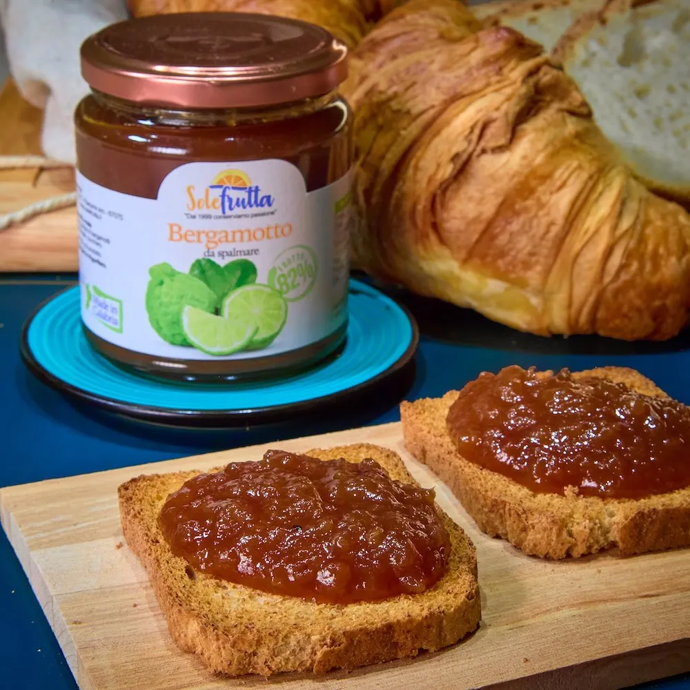 SoloFrutta Marmellata di Bergamotto da Spalmare con Scorze