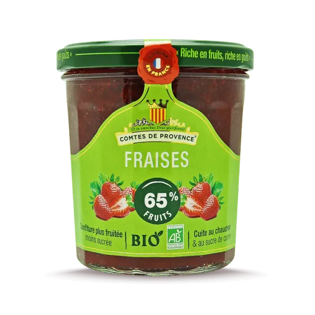 Les Comtes de Provence Bio Confettura Fragola leggera