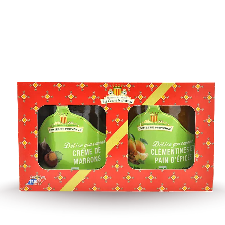 Les Comtes de Provence Duo Gourmandises cofanetto bio 2 vasetti