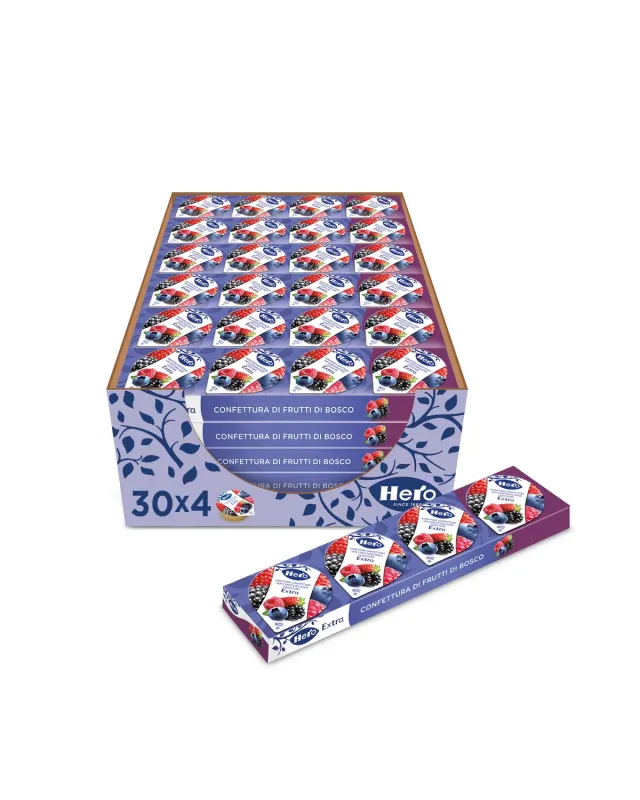 Hero Light Poker confettura frutti di bosco 30x100g senza conservanti