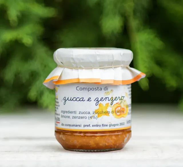 Agriturismo Bosco del Fracasso Confettura zucca zenzero 230g