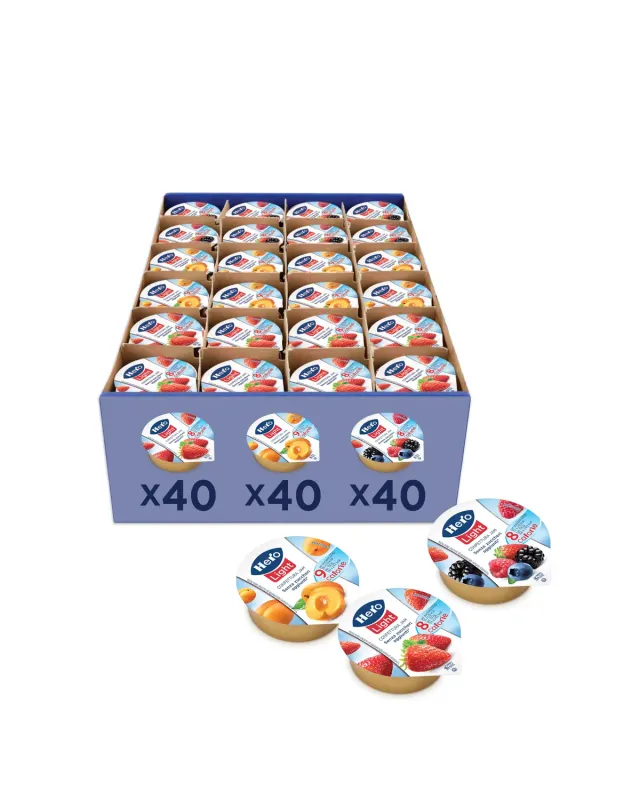 Hero Light Assortita confettura monodose 120x20g 3 gusti