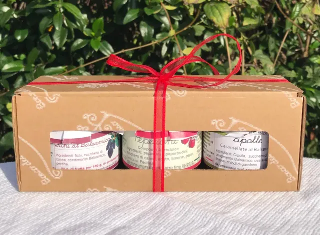 Agriturismo Bosco del Fracasso Confezione regalo 3 agrodolci 120 g