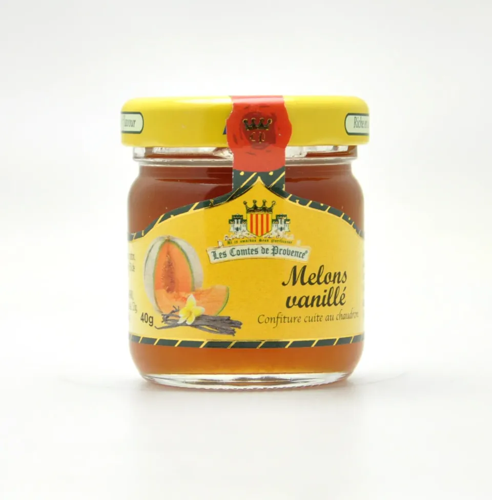 Les Comtes de Provence confettura melone e vaniglia 40g zucchero canna