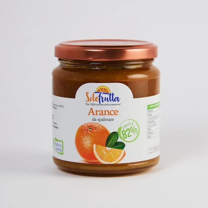 SoloFrutta Marmellata di Arance confettura spalmabile agrumi