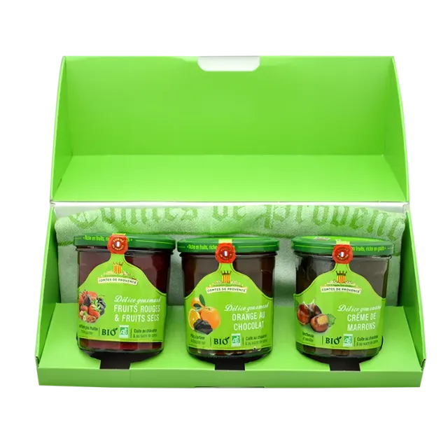 Les Comtes de Provence cofanetto 3 creme bio golose