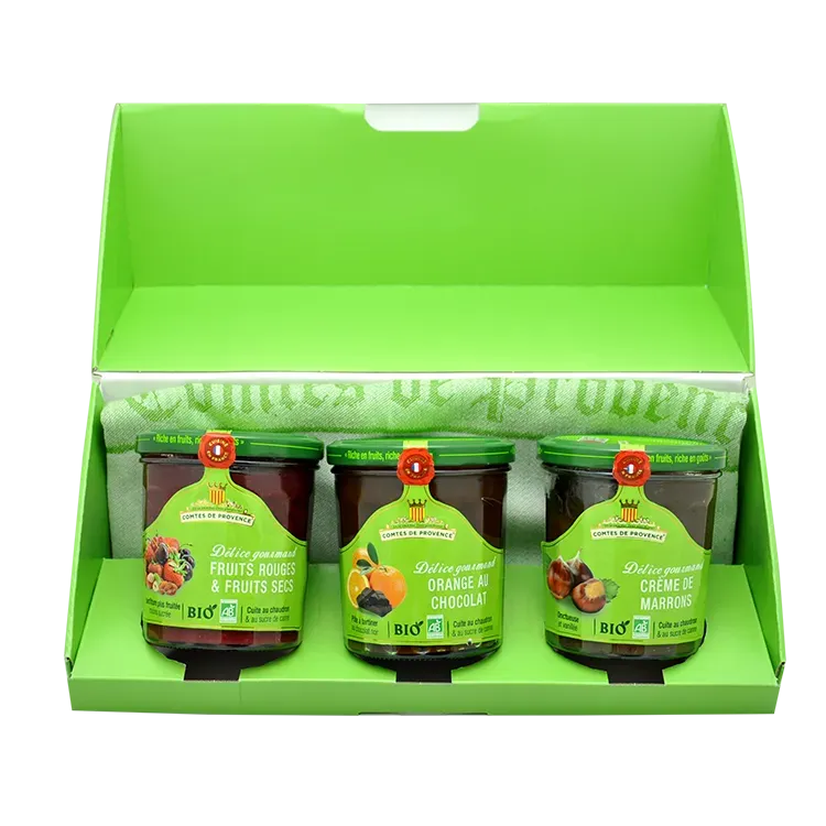 Les Comtes de Provence cofanetto 3 creme bio golose