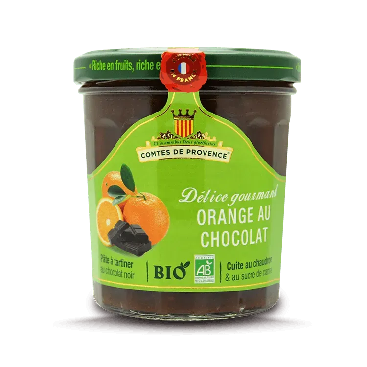 Les Comtes de Provence Bio spalmabile arance cioccolato bio