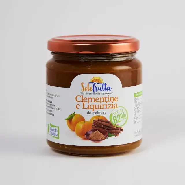 SoloFrutta Marmellata di Clementine e Liquirizia aromatica