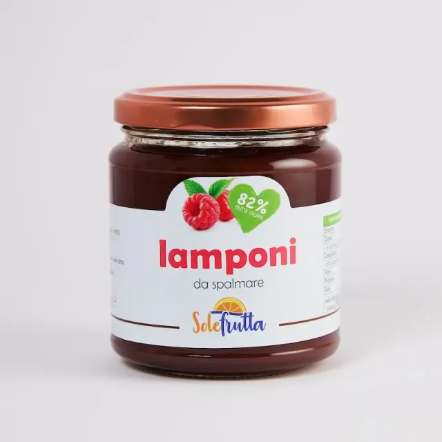 SoloFrutta confettura extra di lamponi spalmabile