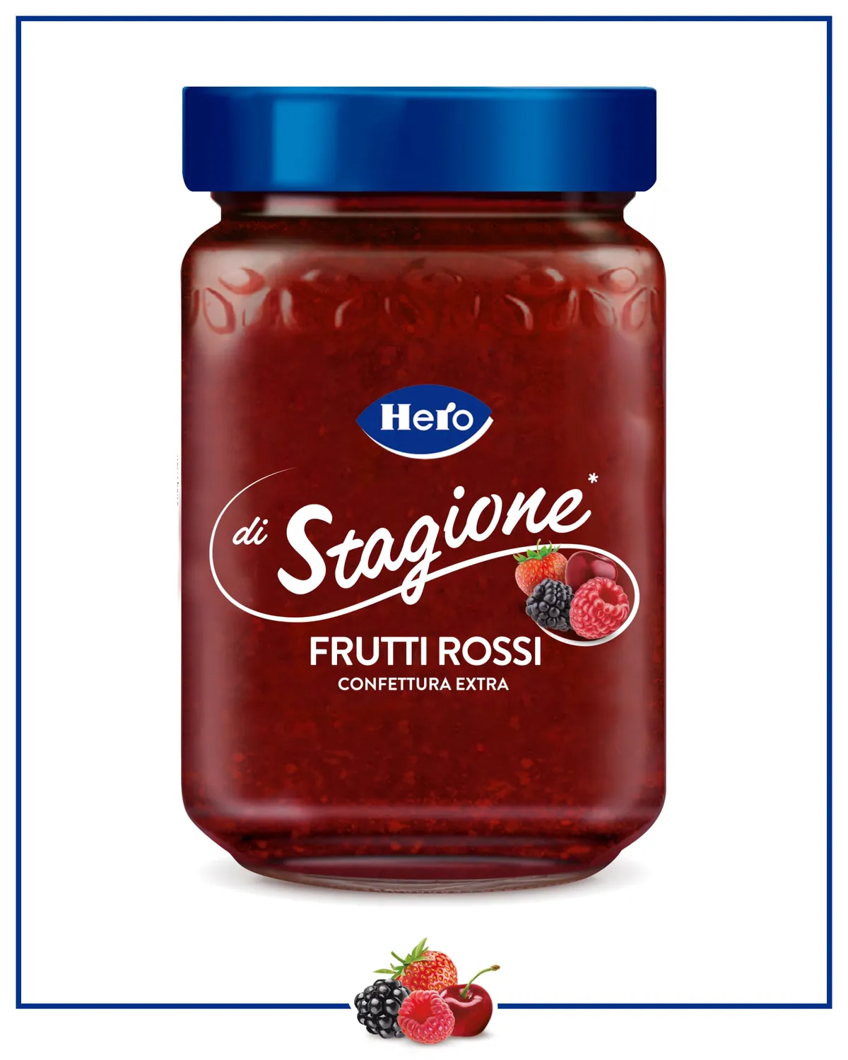 Hero Light di Stagione confettura frutti rossi 8x350g senza glutine