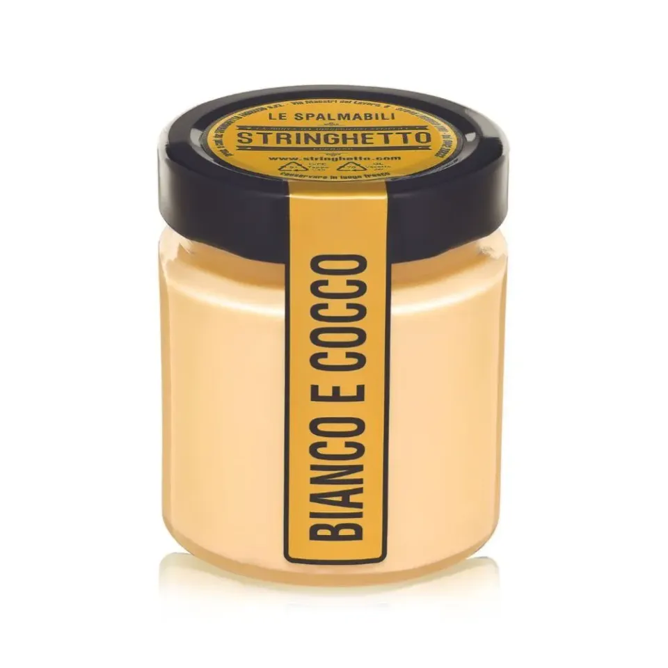 Stringhetto Spalmabili Bianco e Cocco crema bianca