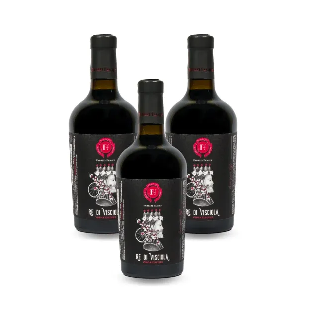 Fabrizi Family Re di Visciola vino dolce 3 bottiglie visciole