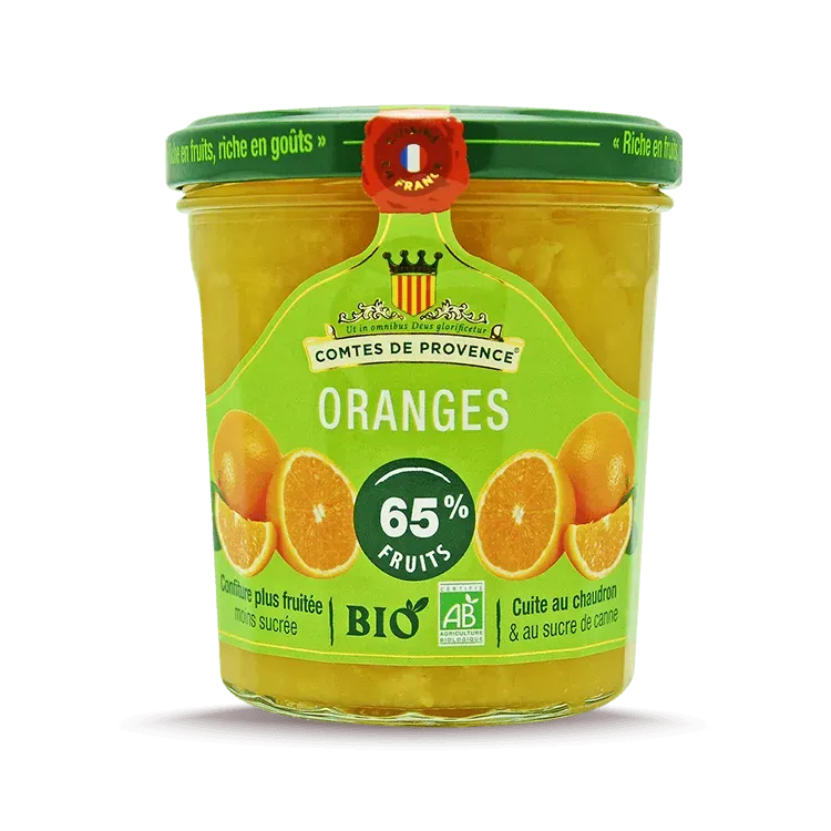 Les Comtes de Provence marmellata bio arancia dolce