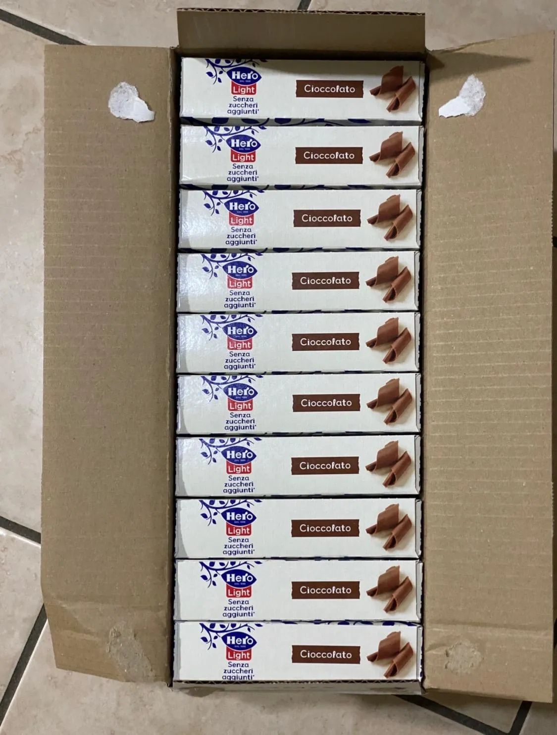 Hero Light Cioccolato barrette cereali 60x20g senza zuccheri