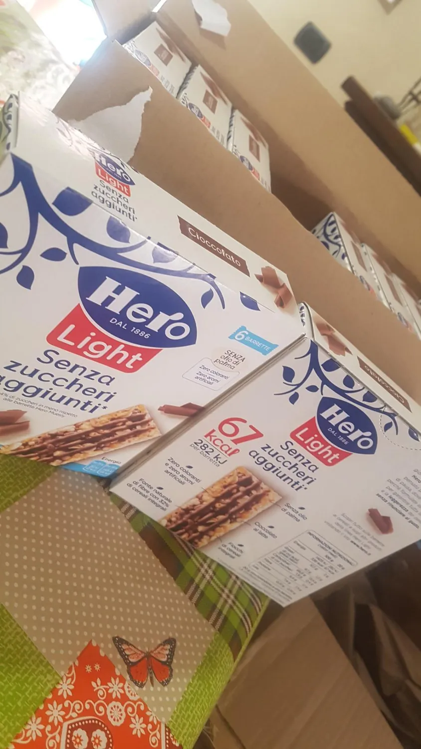 Hero Light Cioccolato barrette cereali 60x20g senza zuccheri