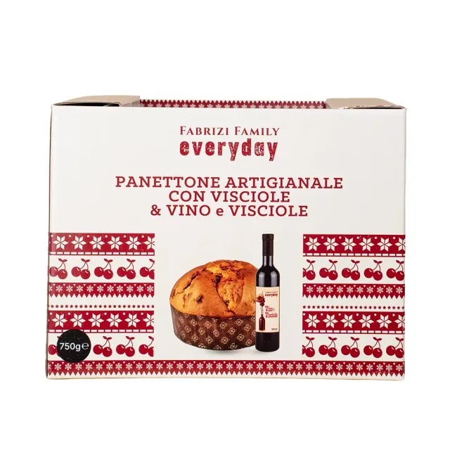 Fabrizi Family Combo Everyday box panettone visciole vino 750g