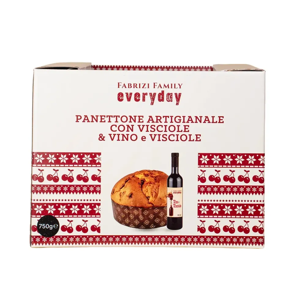 Fabrizi Family Combo Everyday box panettone visciole vino 750g