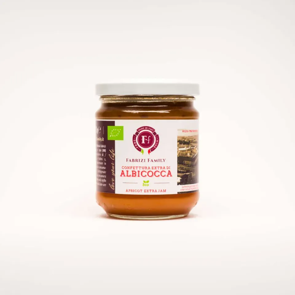 Fabrizi Family confettura extra albicocca bio 220g senza pectina