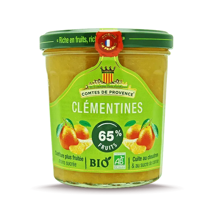 Les Comtes de Provence marmellata clementine bio leggera
