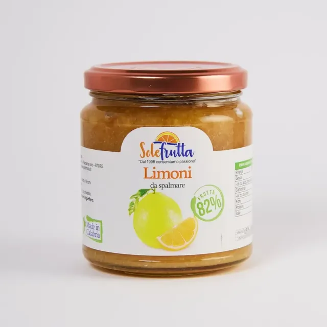 SoloFrutta Marmellata Limoni da spalmare 82% agrumi freschi
