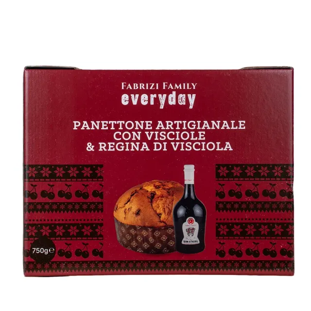 Fabrizi Family Everyday box panettone visciole 750g