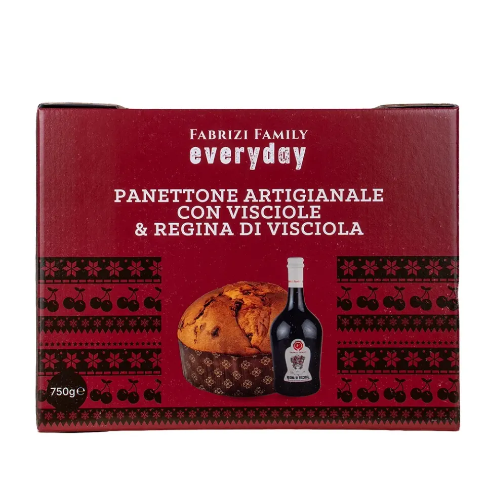Fabrizi Family Everyday box panettone visciole 750g
