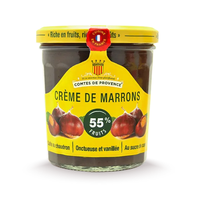Les Comtes de Provence Crema Castagne Bio 340 g pezzetti