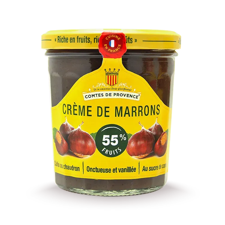 Les Comtes de Provence Crema Castagne Bio 340 g pezzetti